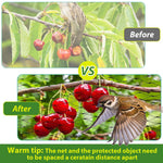 HASTHIP Fruit Tree Netting for Garden Protection 100x120cm with Zipper and Drawstring Closure