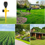 HASTHIP Outdoor Sprinkler for Garden Watering with 360° Rotation Control covering 2690 sq ft | Adjustable ABS Irrigation System for Lawns and Farms