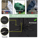 HASTHIP® Folding Umbrella for Women Rain & Sun Proof, UV Umbrella with 8 Strong Fiber Ribs, Gradient Modern Style Umbrella for Travel Lightweight Umbrella