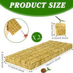 HASTHIP Seed Starter Rockwool Cubes for Hydroponics and Seedlings 100 pcs 0.98 in Cuttable Pads