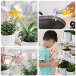 HASTHIP Water Sprinkler 4Pcs for Indoor and Outdoor Plants with Dual Head 2-in-1 Nozzles | Fits Most Reusable Bottles