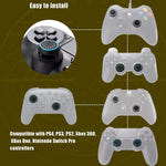 HASTHIP Controller Joystick Thumbstick Cover Caps Grips for PS4 with 6 Pairs Silicone | Comfortable Protection and Improved Grip