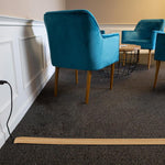 HASTHIP Floor Cord Cover for Home and Office with Self Adhesive Backing 6.6ft PVC Sleeve