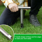 HASTHIP Soil Sampler for Testing Moisture Nutrients and pH featuring 12 in T Handle | Stainless Steel Corer