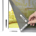HASTHIP® Mosquitera Magnética Ajustable para Ventana 59x51", Malla Fina de Fibra de Vidrio, Anti‑Insectos, Fácil Instalación y Protección contra Mosquitos y Moscas