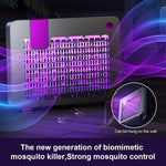 HASTHIP UV Mosquito Trap Lamp with 390nm Purple Light and 3000V Grid for Indoor Outdoor Use