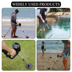 HASTHIP Metal Detector for Coins and Gold with 8 in Disc and Adjustable 30.7–42.1 in Shaft | Earphone Support and Dual Detection Modes