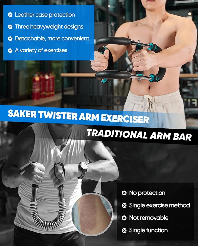 HASTHIP® Twister Arm Trainer, Adjustable Forearm Strengthener,