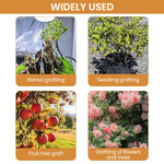 HASTHIP Grafting Cutter Tool for Gardening with Safety Lock and Wooden Handle | Includes Sheath