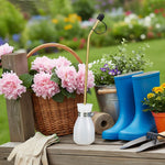 HASTHIP Silicone Powder Sprayer for Pest Control with Curved Metal Tip and Long Nozzle | Precise Squeeze Applicator for Garden and Household Use