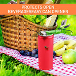 HASTHIP Manual Can Opener 6 Pack for Soda & Beer with Slide Switch | Tough Plastic for Everyday Use