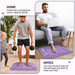 HASTHIP® Acupressure Foot Massage Mat, 5-Zone Reflexology Mat for Plantar Fasciitis Relief, Pain Therapy, Deep Tissue Trigger Point, Neuropathy, Stress Relief, Circulation & Relaxation