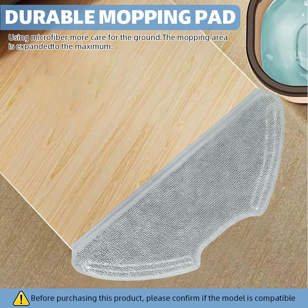 HASTHIP Mi Robot Vacuum Mop Cloth for 2i and 2 Pro with Microfiber Material | Pack of 4