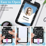 HASTHIP Retractable Badge Holder for ID and Keys with 23 in Reel | Detachable Lanyard Set