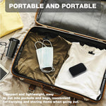 HASTHIP Small Metal Tin Boxes for Crafts and Travel featuring Secure Lids 9.5x6x2.2cm | Reusable Storage Containers