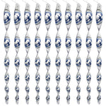 10Pcs 30cm Bird Repellent for Balcony, Silver Reflective Pigeon Scarer, Ornamental Spiral Deterrent Control Device for Roof Edge, Fence