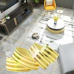 HASTHIP Tile Gap Tape for Wall and Floor Detailing with Self Adhesive PVC 2.5cm×5m | Colorful Metallic Finish