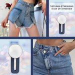 HASTHIP Pants Waist Button Extender for Jeans with Elastic Metal Buttons 6pcs | No Sew Adjustable Waistband Expander