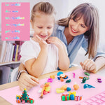 HASTHIP Silicone Painting Station Kit for Kids with 50x40cm Mat and Built‑in Paint Wells | Non‑Stick Art Set
