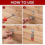 HASTHIP® 6 Pcs Heavy Duty Toggle Latch Clamp, Adjustable Toggle Clamp Latch With Lock Hole, 330lbs Holding Capacity Pull Latch for Tool Box Case, Cabinet