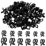 HASTHIP Adjustable Hose Pipe Clips for Air and Water Lines 36 pcs 7–19 mm | Manganese Steel Spring Clamp Featuring Butterfly Design