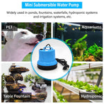 HASTHIP Submersible Water Pump for Aquarium with 60W Power & 3200L/H Flow | 4 Suction Cups