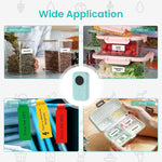 HASTHIP® Label Maker, Wireless Mini Lable Printer Machine, Portable Thermal Sticker Printer with Multiple Templates, Label Marker for Kitchen