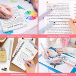 Aesthetic Highlighter Pen, 6 Color Cute with Soft Chisel Tip, Dry Fast Easy to Hold, Graffiti Pen Art Color Pen Markers Set for Journal School Notes Office Supplies