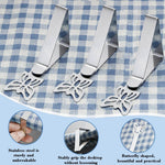 HASTHIP Butterfly Tablecloth Clips for Outdoor Picnic and Party | 10Pcs Stainless Steel Windproof Holders