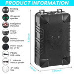 HASTHIP Car Mouse Repeller for Car and Home Use with 8–56Hz Ultrasonic Sound | Motion Sensor Energy-Saving Design
