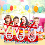 HASTHIP Christmas Gift Box Set for Holiday Packing with Handle and Ribbon | 20pcs 10x5.2x15.5cm Paper Boxes