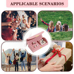 HASTHIP Jewellery Organizer Box for Women with Snap Button Closure in Pink Velvet | Portable Storage for Rings Bracelets and Earrings