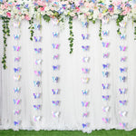 HASTHIP Butterfly Hanging Decoration for Wedding and Party featuring 6.6ft 3D Paper Garland