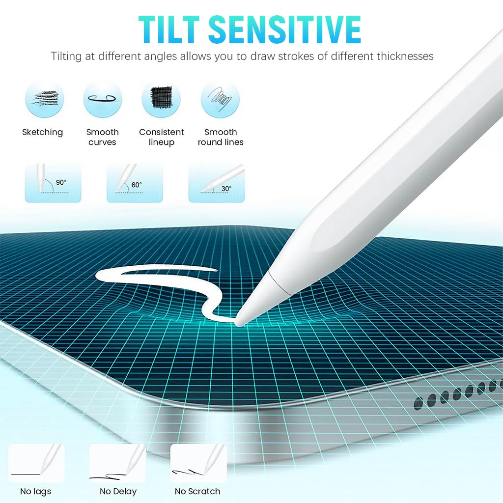 Type C Rechargeable Electronic Pen Smart Anti-touch Bluetooth Stylus