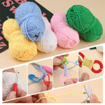 HASTHIP Crochet Needle Kit 214 pcs for Beginners with Ergonomic Hooks and Carry Bag | Aluminum Set for DIY Projects