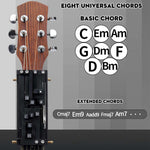 HASTHIP Guitar Chord Presser for Beginners with Clip On Design and Capo Compatibility | Finger Pain Relief Assistant