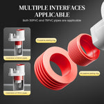 HASTHIP Kitchen Drain Adapter for Dishwasher and Laundry Sink with Anti Backflow Valve 2PCS | Durable ABS Construction