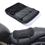 HASTHIP® Cojín De Asiento De Motocicleta 3D Transpirable con Gel Antivibración,Funda Asiento Universal Antideslizante para Motocicleta,Scooter Y Bicicleta Almohadilla Gel Absorbente