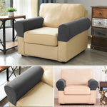 HASTHIP Elastic Sofa Armrest Cover for Armchairs and Recliners | 2Pcs Spandex Fit