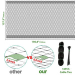 HASTHIP Bird Netting for Garden Protection featuring 13x16 ft UV‑Resistant PE Mesh | Easy Trim‑to‑Fit Coverage