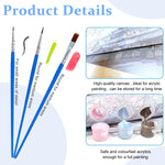 HASTHIP Paint by Number for Adults with Brushes and Acrylic Colors 40 x 50cm Canvas | DIY Wall Art Kit