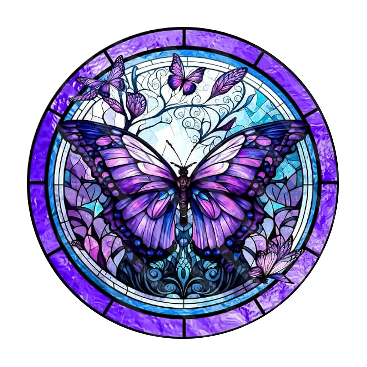 HASTHIP Diamond Painting Kit for Home Wall Decor with 14x14 inch Canvas & Butterfly Design