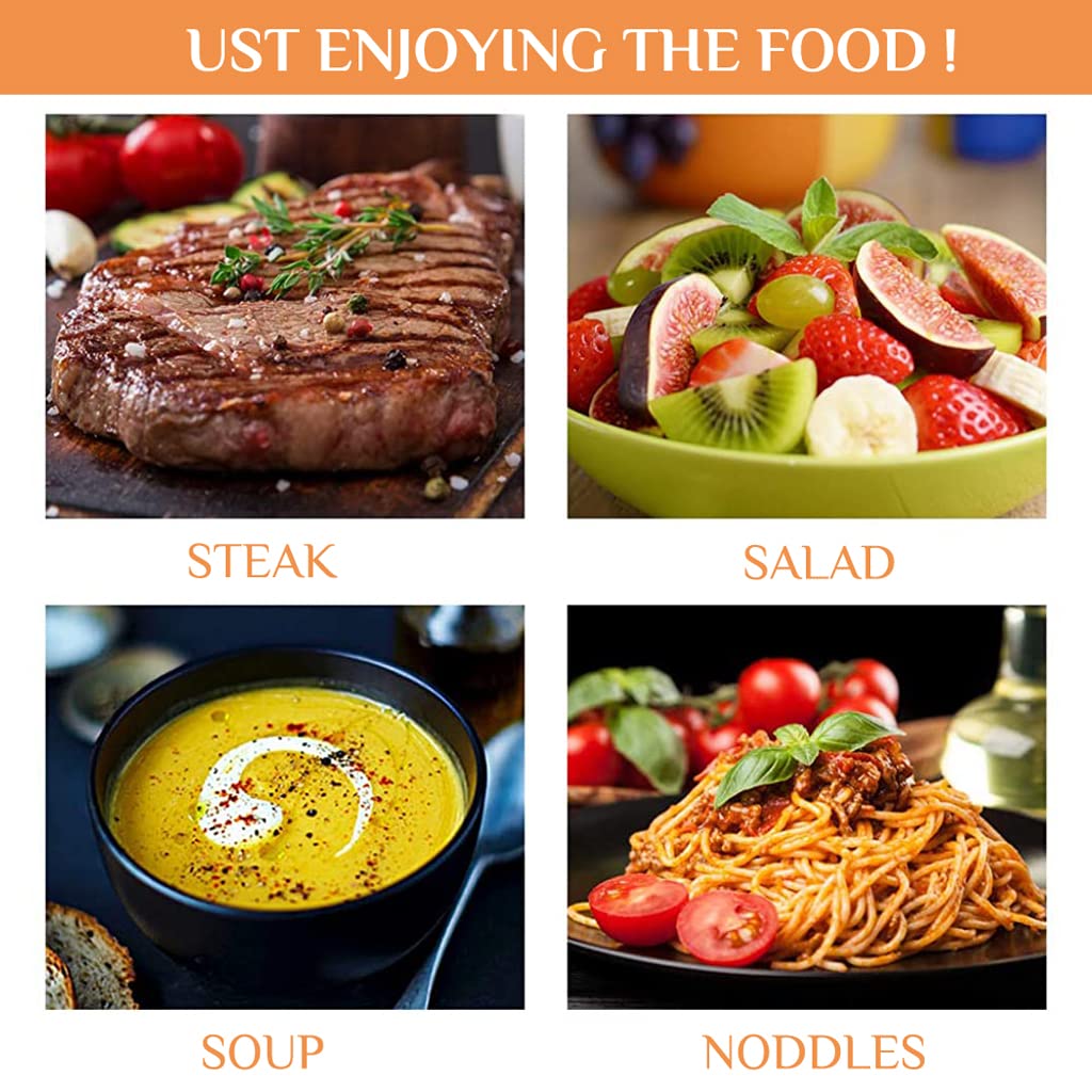 HASTHIP Cutlery Set for Dinner and Gifts featuring Ergonomic Handles | 3 Piece 410 Stainless Steel Black Gold Tableware