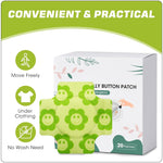 HASTHIP® 20Pcs Castor Oil Pack Wrap for Belly Button, Disposable Castor Oil Pack Skin Friendly Non-woven for Liver