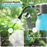 HASTHIP Electric Watering Spray Pump for Plants with 2L Tank and Dual Spray Nozzle | USB Rechargeable