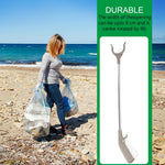 HASTHIP Reacher Tool for Litter Pick Up with 33 in Anti Slip Clamp and Ergonomic Handle | Assistive Device for Elderly