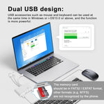 Card Reader 5 in 1 SD Card Reader Micro SD Card Reader with Light-ning Port and 2 USB3.0 Ports Memory Card Reader Support Charging and High Speed Transfer for iPhone, iPad, PC, Laptop