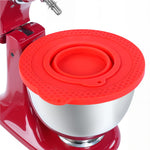 HASTHIP® Tapa de silicona para tazón mezclador compatible con KitchenAid 4.5-5 cuartos Tilt-Head,cubierta antisalpicaduras para batidora de pie,tapa sellada reutilizable conservar
