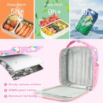 HASTHIP Kids Lunch Bag for School and Picnic with Reinforced Handle 22.5x10x27cm | Oxford Fabric