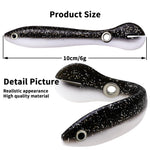 HASTHIP Fishing Lures Kit for Freshwater and Saltwater with 5 10cm Soft Loach Baits | Realistic PVC Design